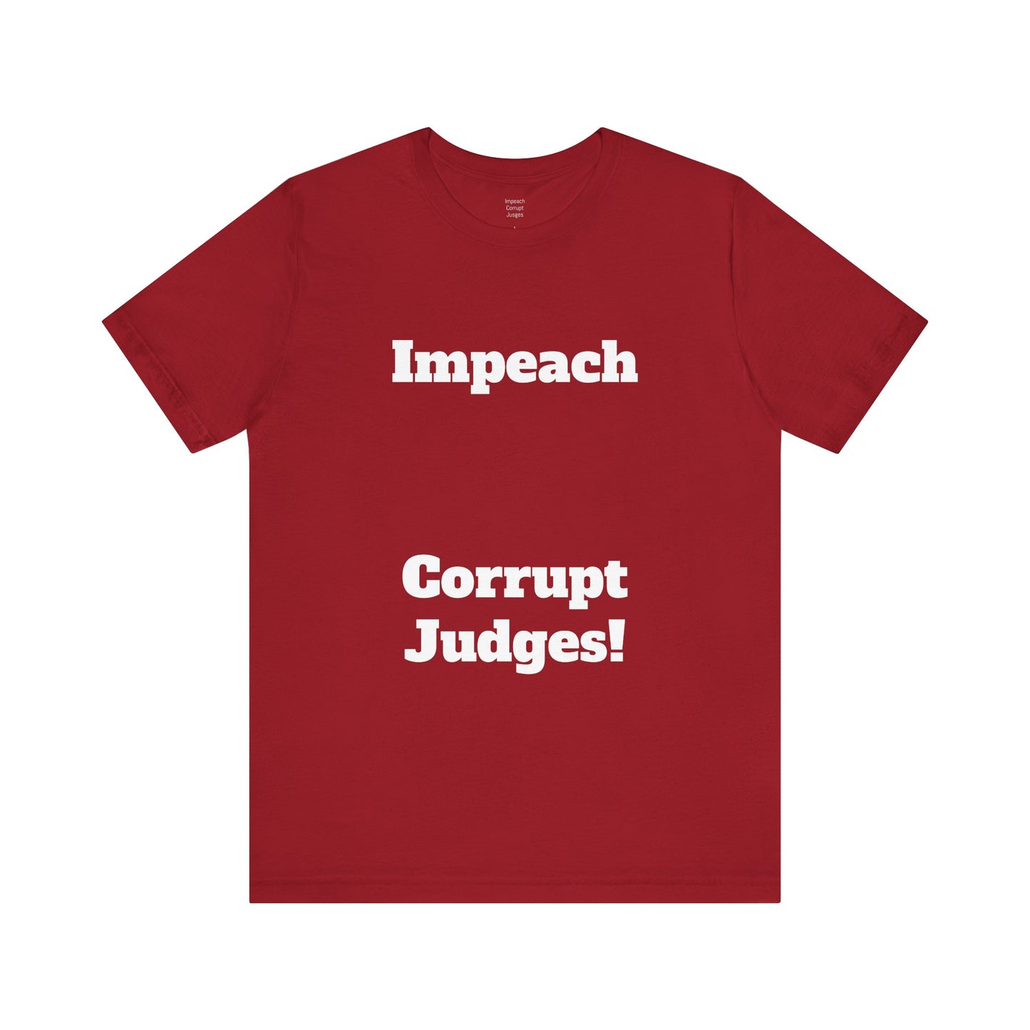 T-Shirt Bench the Corruption Activist Tee