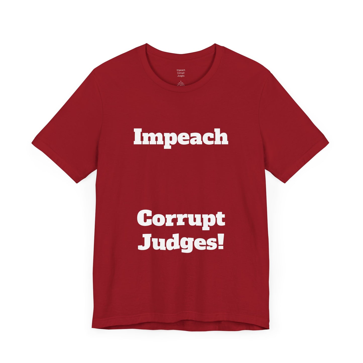 T-Shirt Bench the Corruption Activist Tee